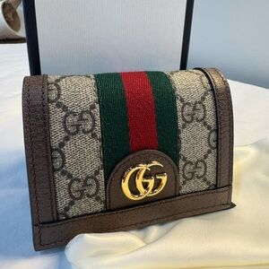 Brand New Gucci Ophidia GG Card Case Wallet